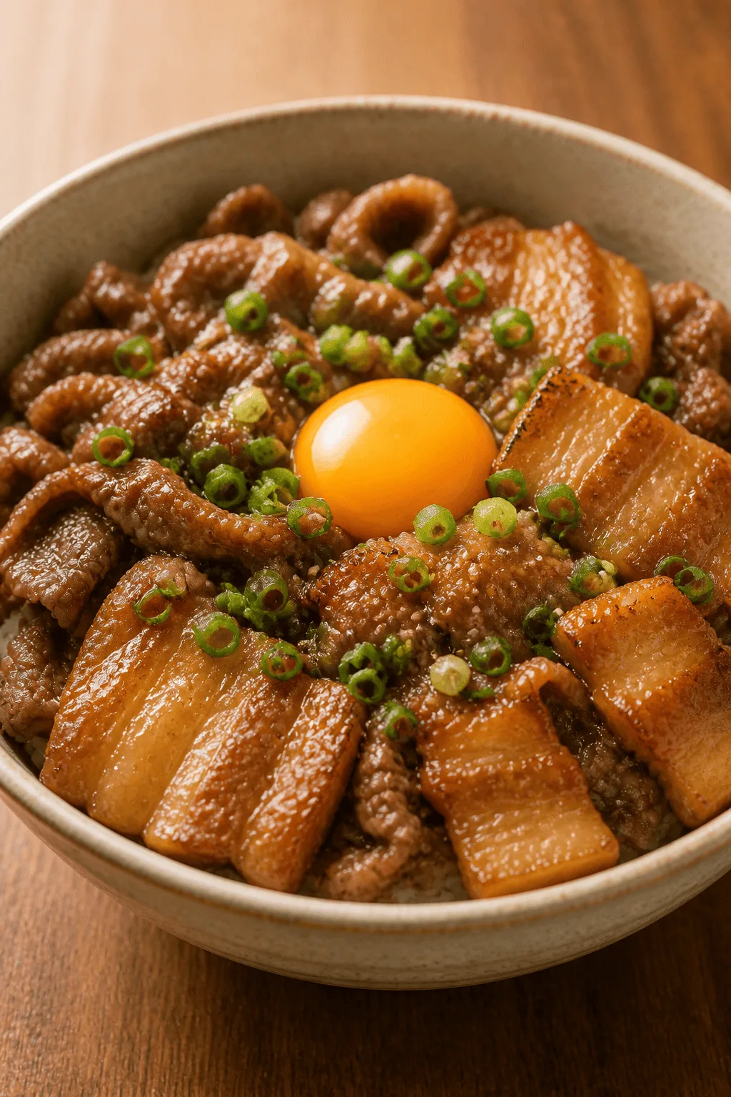 叙々苑風 牛豚丼